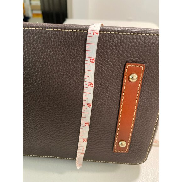 Dooney & Bourke Trina Brown Satchel Crossbody Bag Pebble Leather NEW - Picture 11 of 12